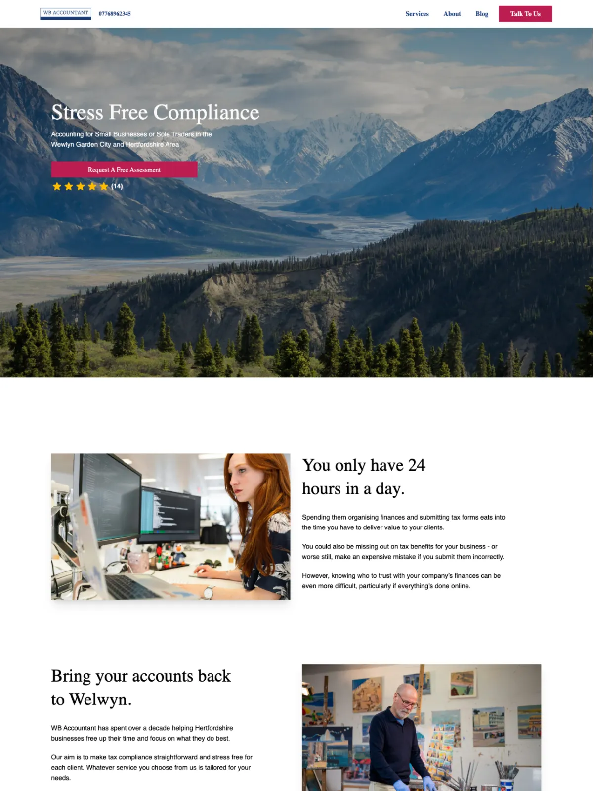 Oranjade Cleaning Website.